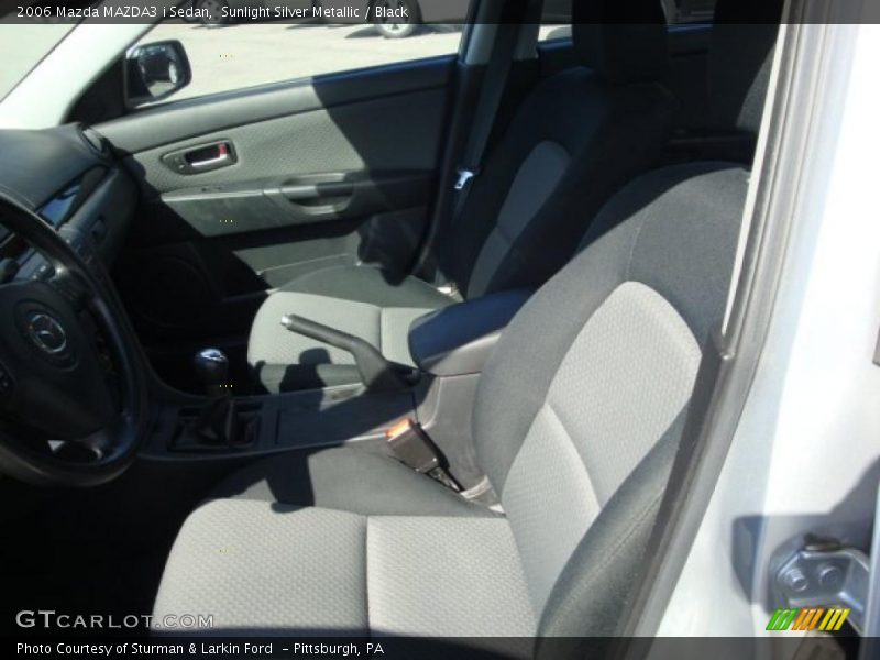 Sunlight Silver Metallic / Black 2006 Mazda MAZDA3 i Sedan