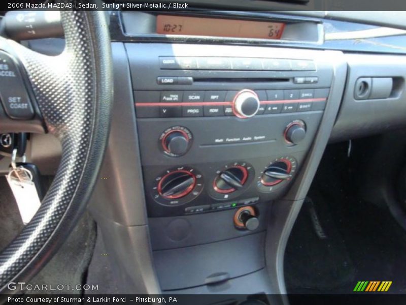 Sunlight Silver Metallic / Black 2006 Mazda MAZDA3 i Sedan