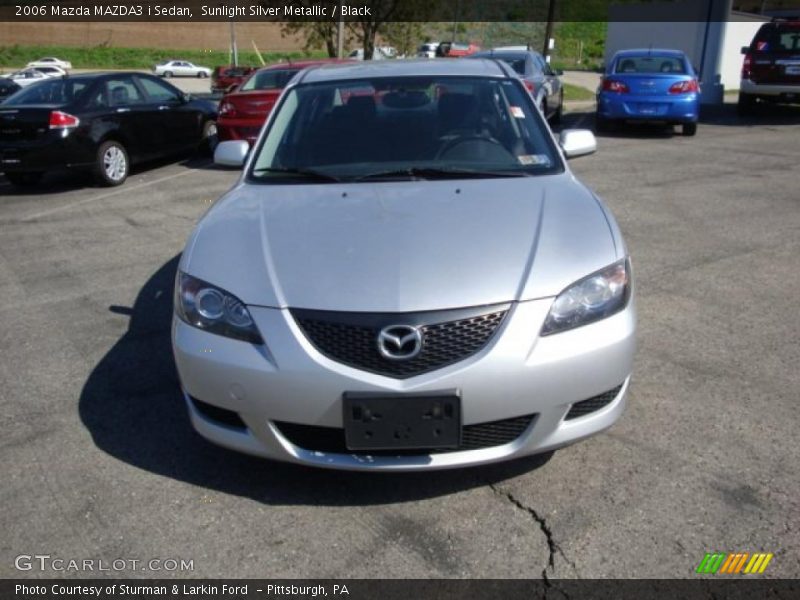 Sunlight Silver Metallic / Black 2006 Mazda MAZDA3 i Sedan