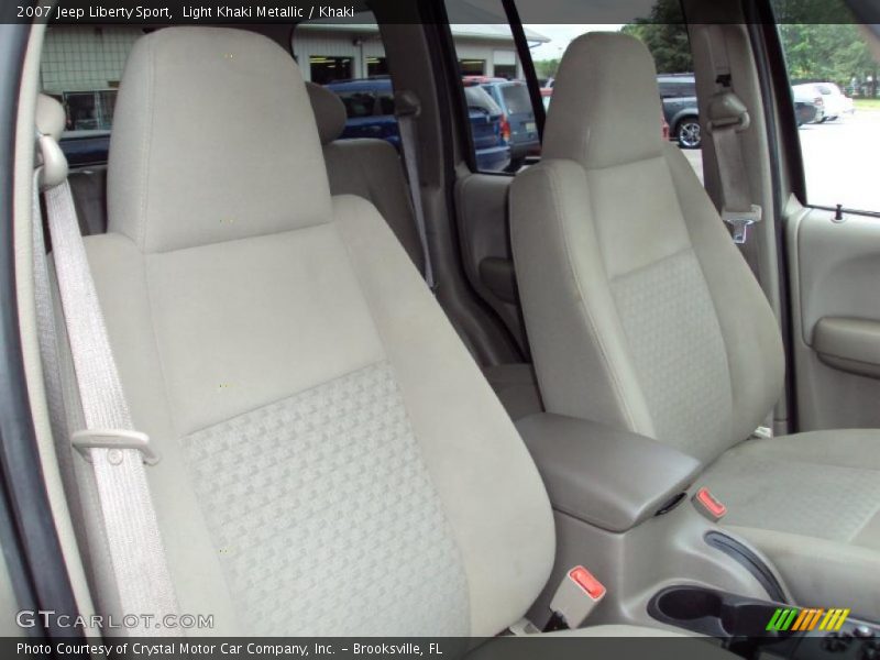 Light Khaki Metallic / Khaki 2007 Jeep Liberty Sport