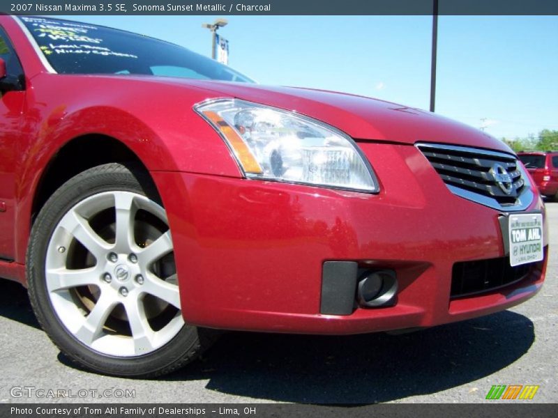 Sonoma Sunset Metallic / Charcoal 2007 Nissan Maxima 3.5 SE