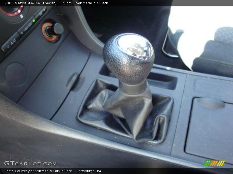 Sunlight Silver Metallic / Black 2006 Mazda MAZDA3 i Sedan