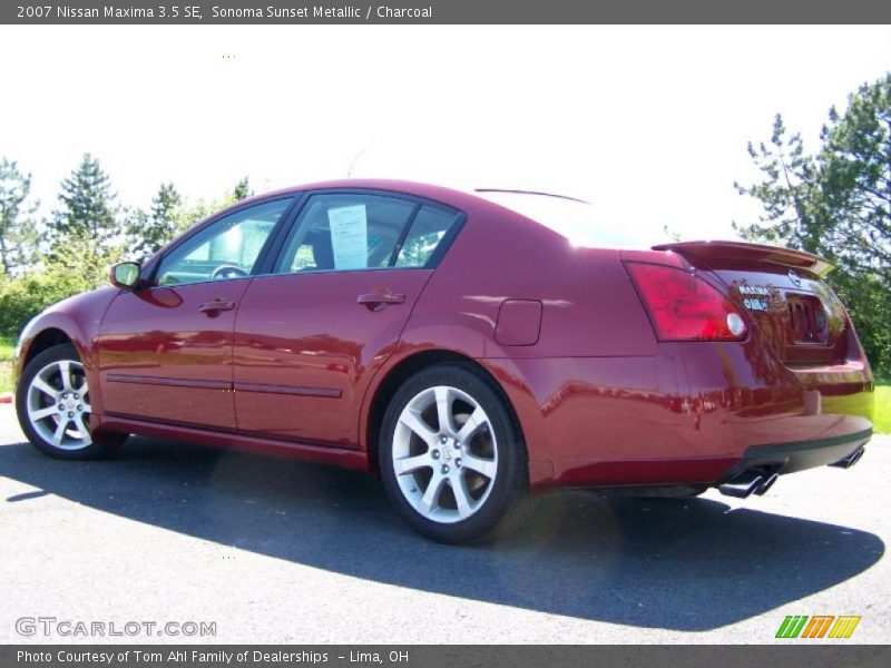 Sonoma Sunset Metallic / Charcoal 2007 Nissan Maxima 3.5 SE