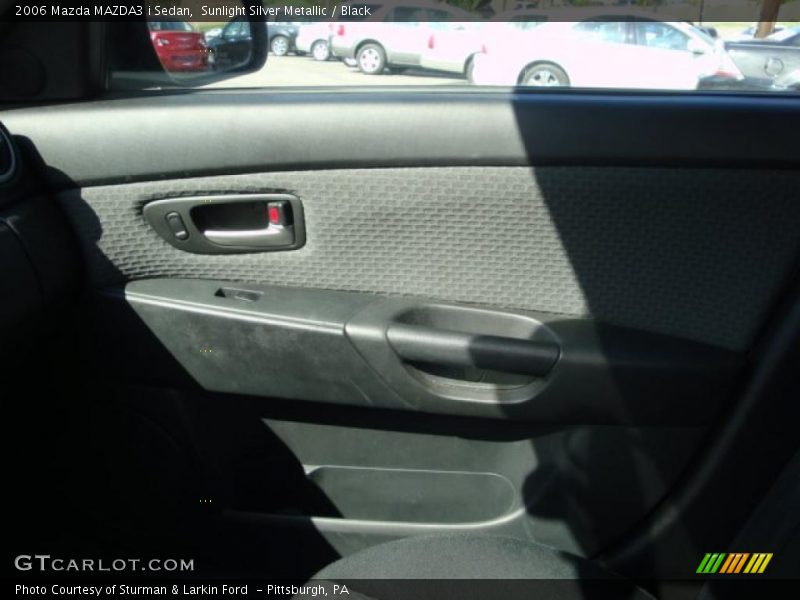 Sunlight Silver Metallic / Black 2006 Mazda MAZDA3 i Sedan