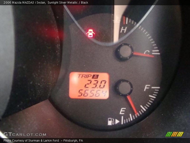 Sunlight Silver Metallic / Black 2006 Mazda MAZDA3 i Sedan
