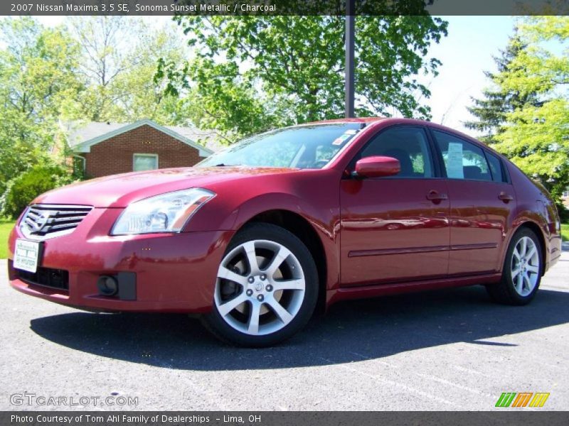 Sonoma Sunset Metallic / Charcoal 2007 Nissan Maxima 3.5 SE