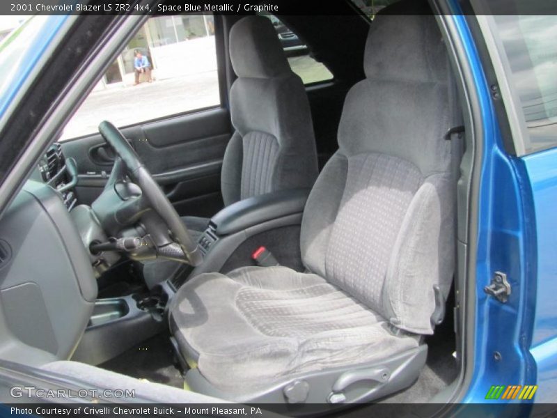 Space Blue Metallic / Graphite 2001 Chevrolet Blazer LS ZR2 4x4