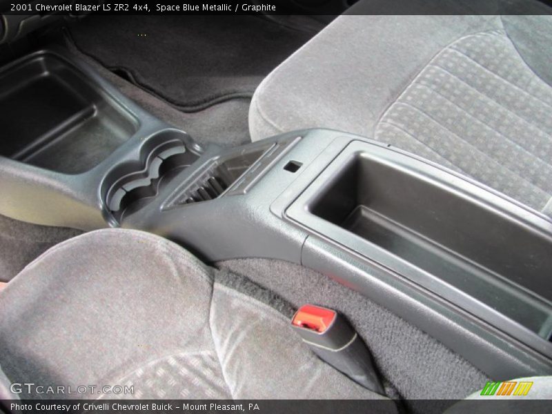 Space Blue Metallic / Graphite 2001 Chevrolet Blazer LS ZR2 4x4