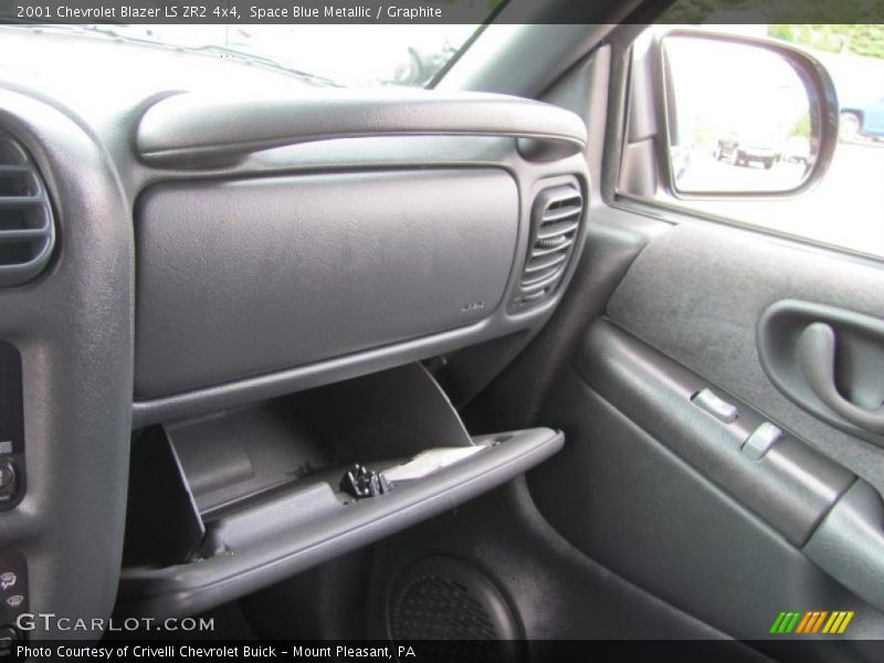 Space Blue Metallic / Graphite 2001 Chevrolet Blazer LS ZR2 4x4
