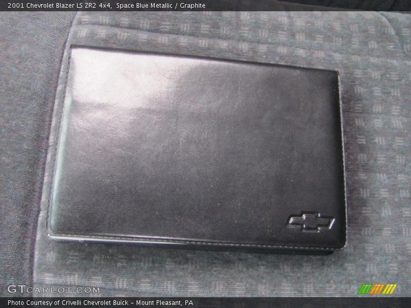 Space Blue Metallic / Graphite 2001 Chevrolet Blazer LS ZR2 4x4
