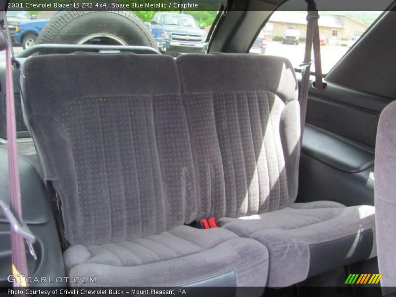 Space Blue Metallic / Graphite 2001 Chevrolet Blazer LS ZR2 4x4