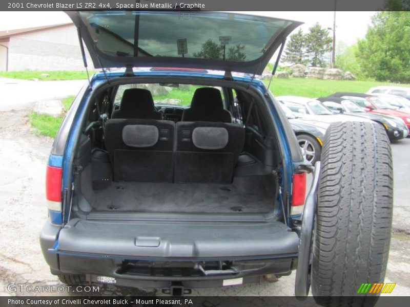 Space Blue Metallic / Graphite 2001 Chevrolet Blazer LS ZR2 4x4