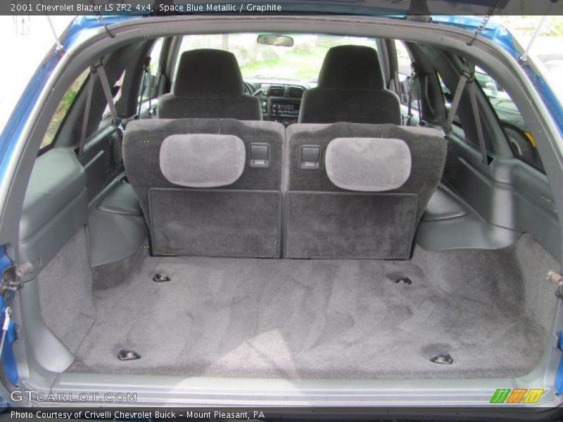 Space Blue Metallic / Graphite 2001 Chevrolet Blazer LS ZR2 4x4