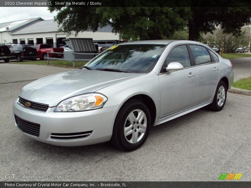 Silver Ice Metallic / Ebony 2010 Chevrolet Impala LS
