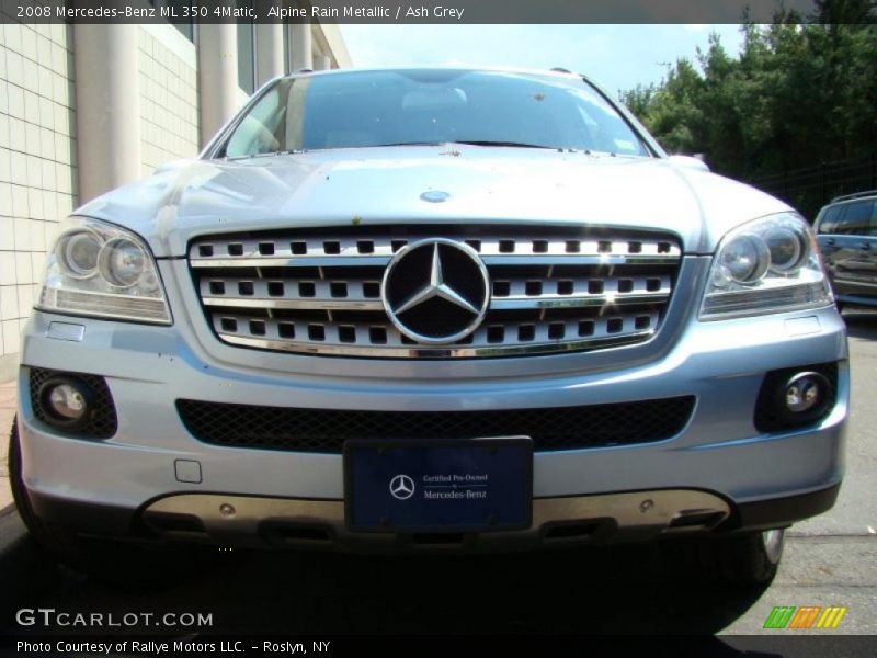 Alpine Rain Metallic / Ash Grey 2008 Mercedes-Benz ML 350 4Matic
