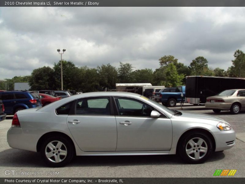 Silver Ice Metallic / Ebony 2010 Chevrolet Impala LS