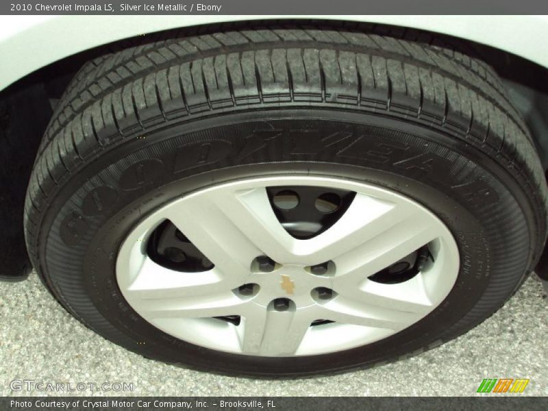 Silver Ice Metallic / Ebony 2010 Chevrolet Impala LS