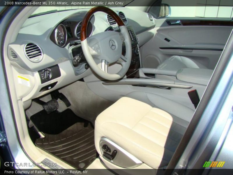 Alpine Rain Metallic / Ash Grey 2008 Mercedes-Benz ML 350 4Matic