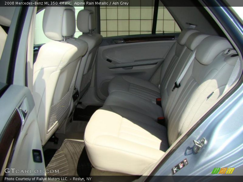 Alpine Rain Metallic / Ash Grey 2008 Mercedes-Benz ML 350 4Matic