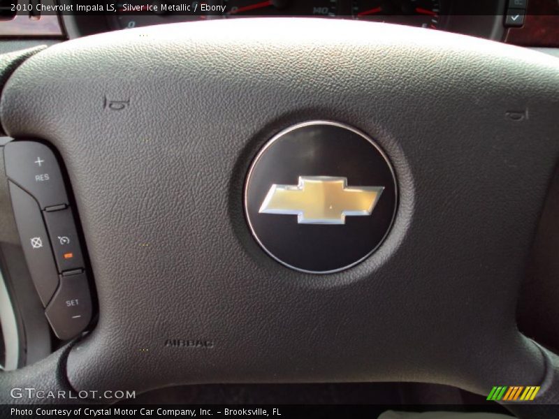 Silver Ice Metallic / Ebony 2010 Chevrolet Impala LS
