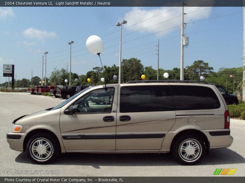 Light Sandrift Metallic / Neutral 2004 Chevrolet Venture LS