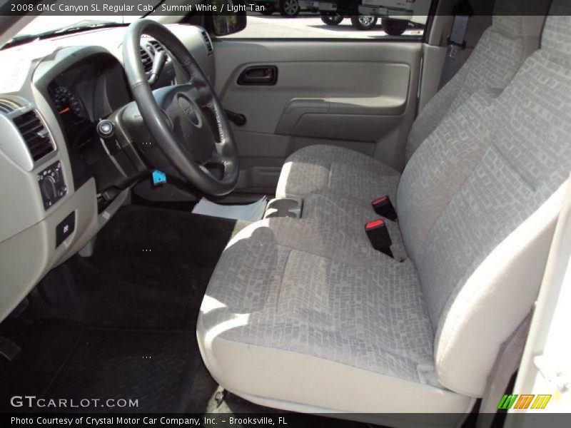 Summit White / Light Tan 2008 GMC Canyon SL Regular Cab