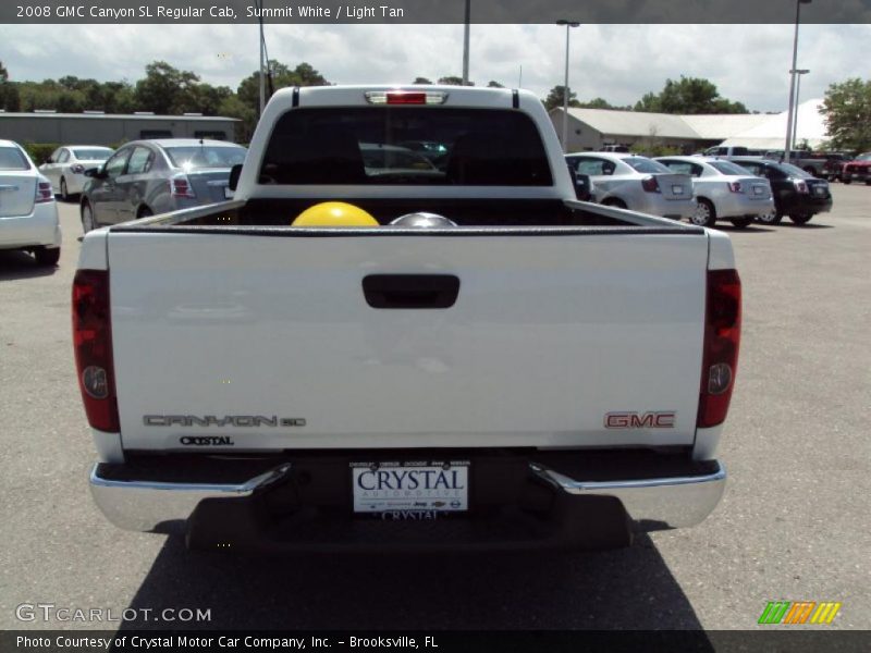 Summit White / Light Tan 2008 GMC Canyon SL Regular Cab