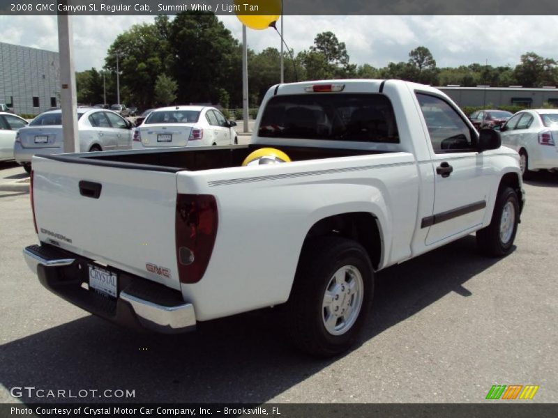 Summit White / Light Tan 2008 GMC Canyon SL Regular Cab