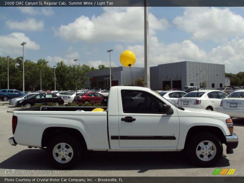 Summit White / Light Tan 2008 GMC Canyon SL Regular Cab
