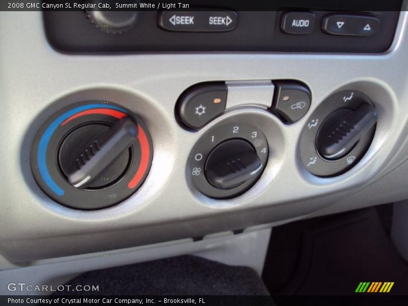 Summit White / Light Tan 2008 GMC Canyon SL Regular Cab