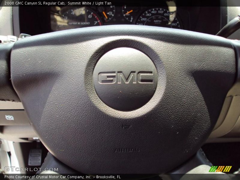 Summit White / Light Tan 2008 GMC Canyon SL Regular Cab