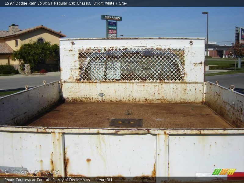 Bright White / Gray 1997 Dodge Ram 3500 ST Regular Cab Chassis