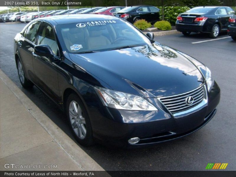 Black Onyx / Cashmere 2007 Lexus ES 350