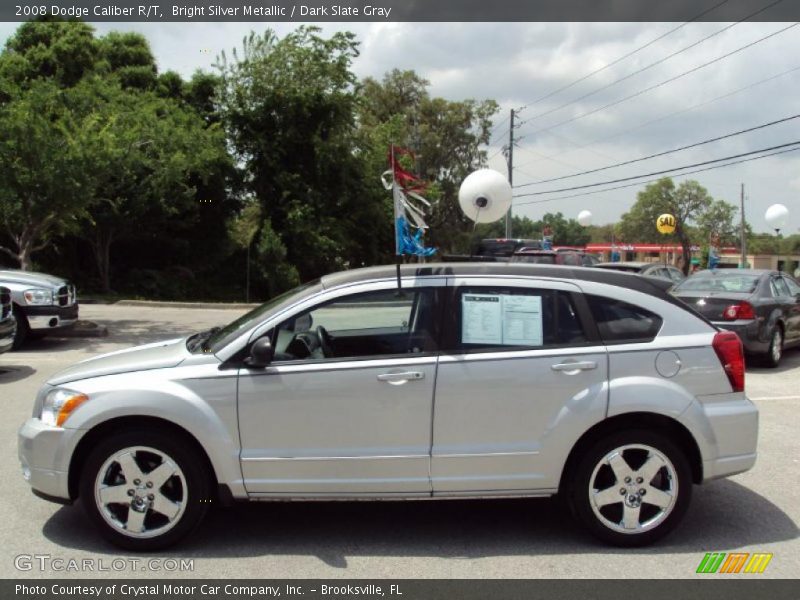 Bright Silver Metallic / Dark Slate Gray 2008 Dodge Caliber R/T