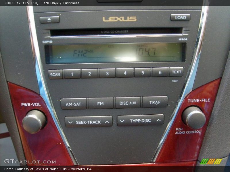 Black Onyx / Cashmere 2007 Lexus ES 350