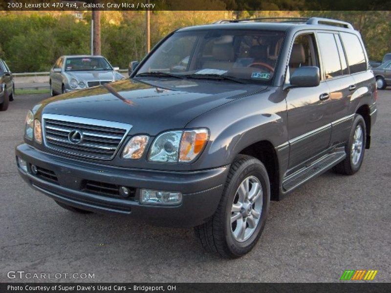 Galactic Gray Mica / Ivory 2003 Lexus LX 470 4x4