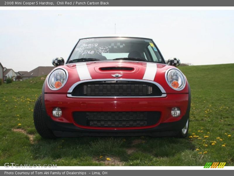 Chili Red / Punch Carbon Black 2008 Mini Cooper S Hardtop