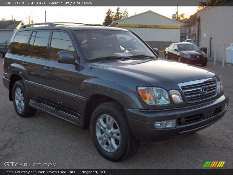 Galactic Gray Mica / Ivory 2003 Lexus LX 470 4x4