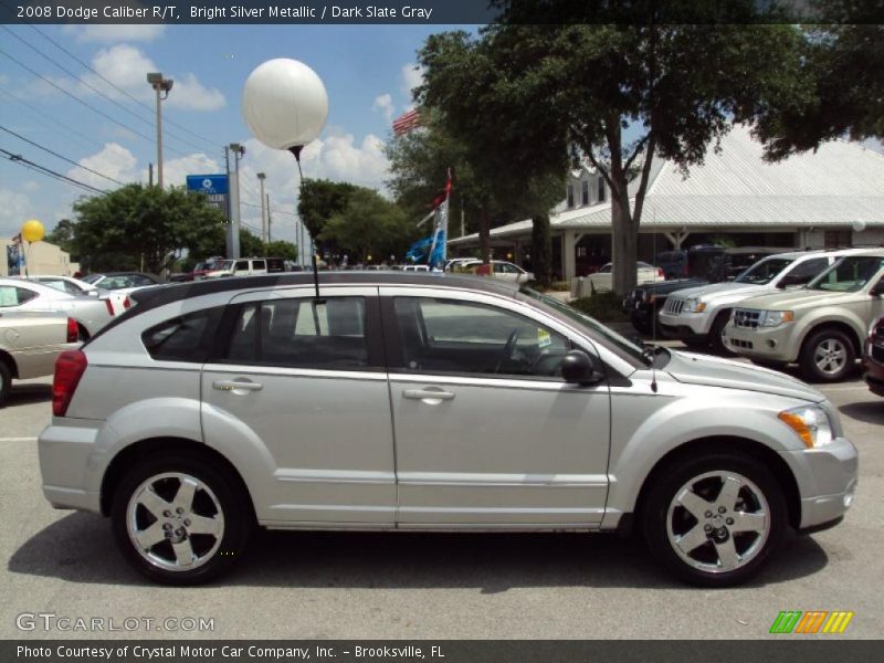 Bright Silver Metallic / Dark Slate Gray 2008 Dodge Caliber R/T