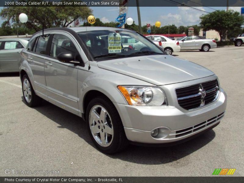 Bright Silver Metallic / Dark Slate Gray 2008 Dodge Caliber R/T