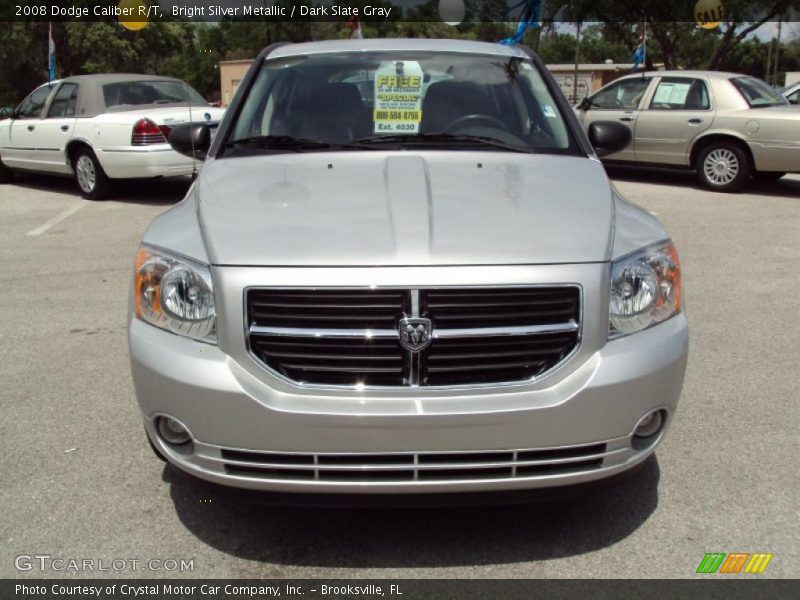 Bright Silver Metallic / Dark Slate Gray 2008 Dodge Caliber R/T