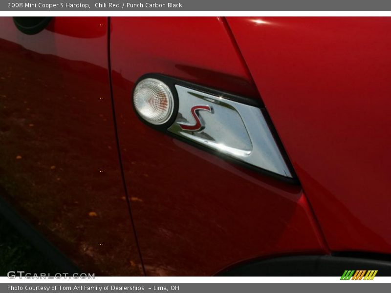 Chili Red / Punch Carbon Black 2008 Mini Cooper S Hardtop