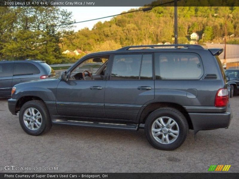 Galactic Gray Mica / Ivory 2003 Lexus LX 470 4x4