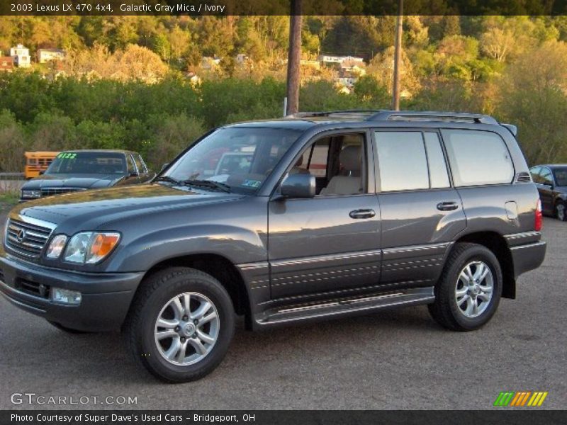 Galactic Gray Mica / Ivory 2003 Lexus LX 470 4x4