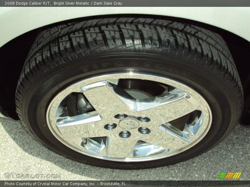 Bright Silver Metallic / Dark Slate Gray 2008 Dodge Caliber R/T