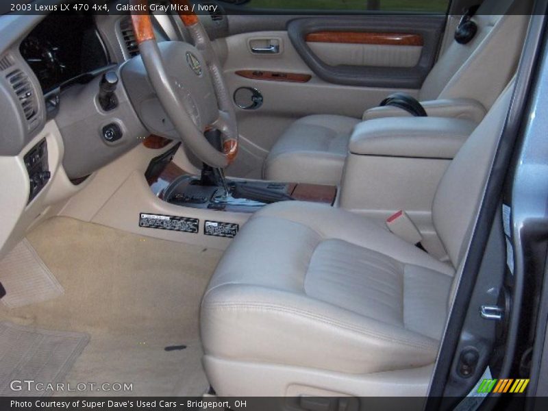 Galactic Gray Mica / Ivory 2003 Lexus LX 470 4x4