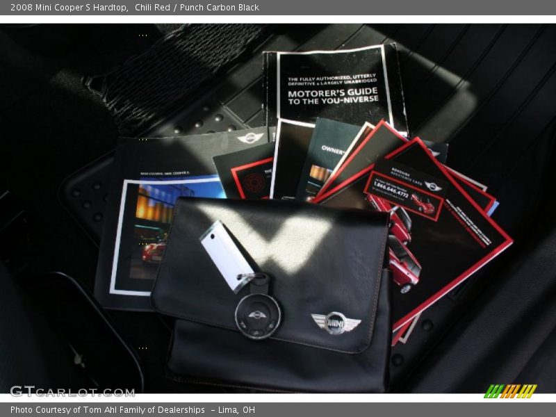 Chili Red / Punch Carbon Black 2008 Mini Cooper S Hardtop