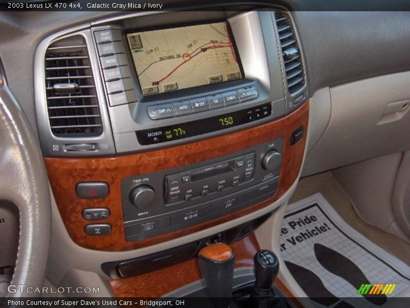 Galactic Gray Mica / Ivory 2003 Lexus LX 470 4x4
