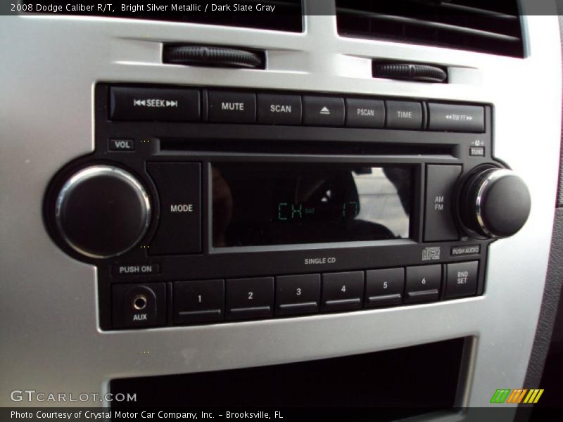 Bright Silver Metallic / Dark Slate Gray 2008 Dodge Caliber R/T