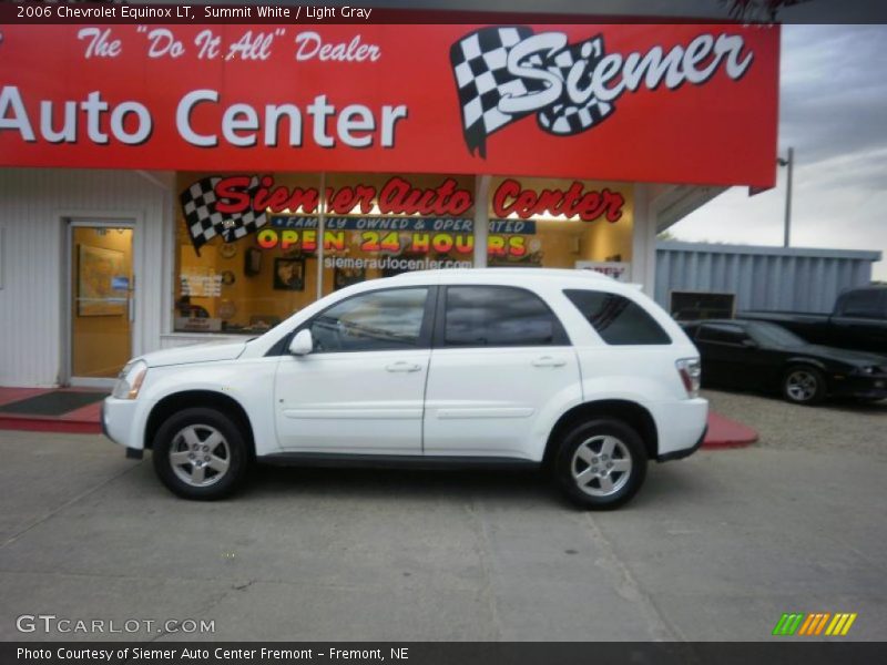 Summit White / Light Gray 2006 Chevrolet Equinox LT
